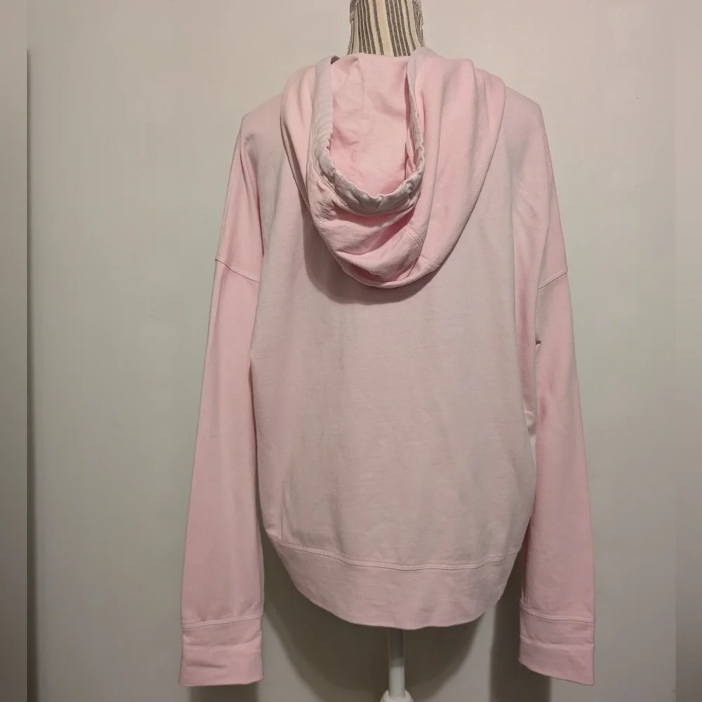 DKNY Hoodie Women's large pink Long sleeve kangaroo pockets nwt - Picture 9 of 16
